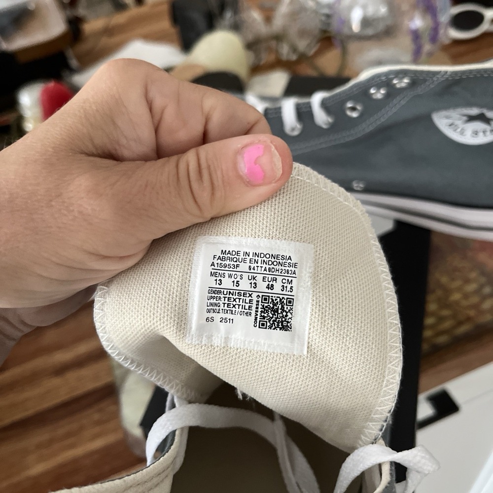 Converse Men's Chuck Taylor All star High Top Sneakers Kicks Streetwear Shoe NEW - Picture 6 of 7